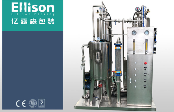 機械を作る3つのタンクによって炭酸塩化される飲み物の生産ライン発泡性の飲み物