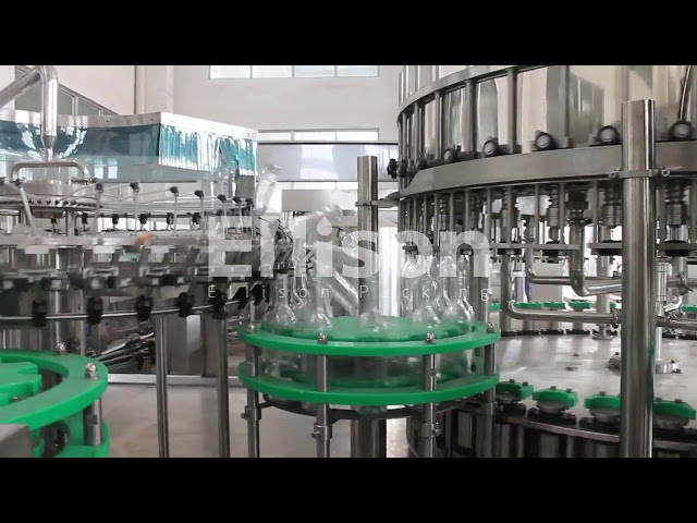 中国 水平に満ちるPLCの制御精度のフルーツ ジュースのガラス ビンの充填機 販売