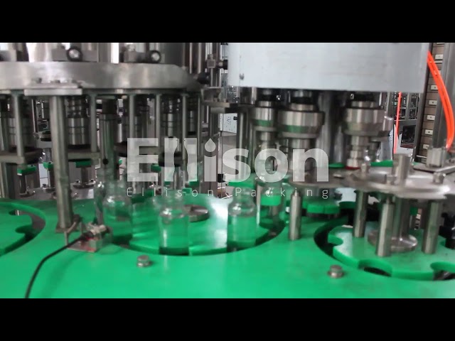 中国 速いガラス ビンのパッキング機械、ステンレス鋼のガラス ビンの満ちるライン 販売